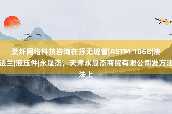燊纤网络科技咨询在抒无缝管|ASTM 106B|液压法兰|液压件|永晟杰,天津永晟杰商贸有限公司发方法上